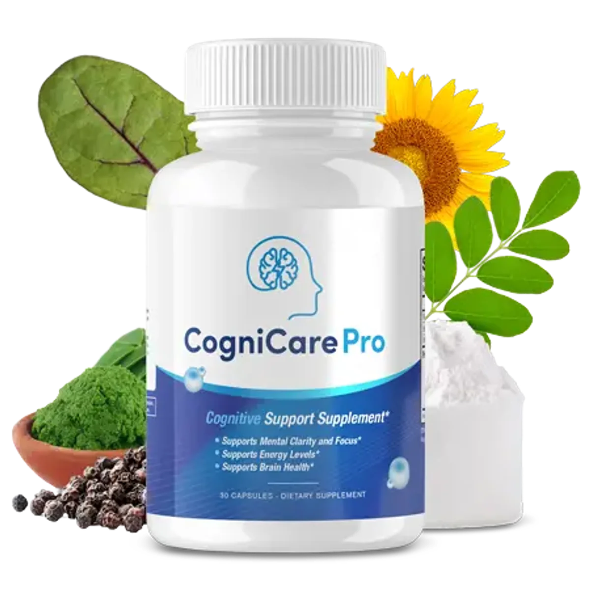CogniCare Pro Sleep Supplement Bottle (Front Label)